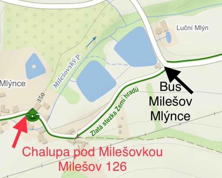 Pokoje V Chalupe Pod Milesovkou Velemin Экстерьер фото
